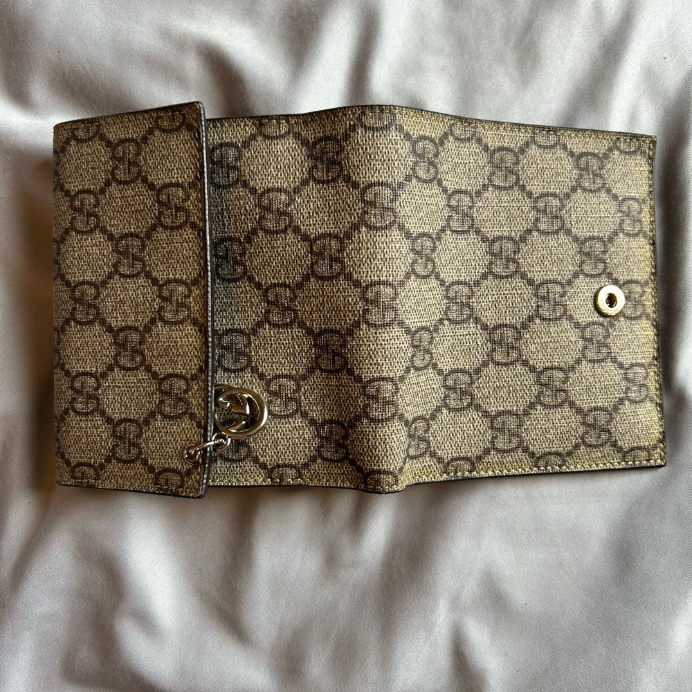 Authentic Gucci Monogram Folding Wallet - image 4